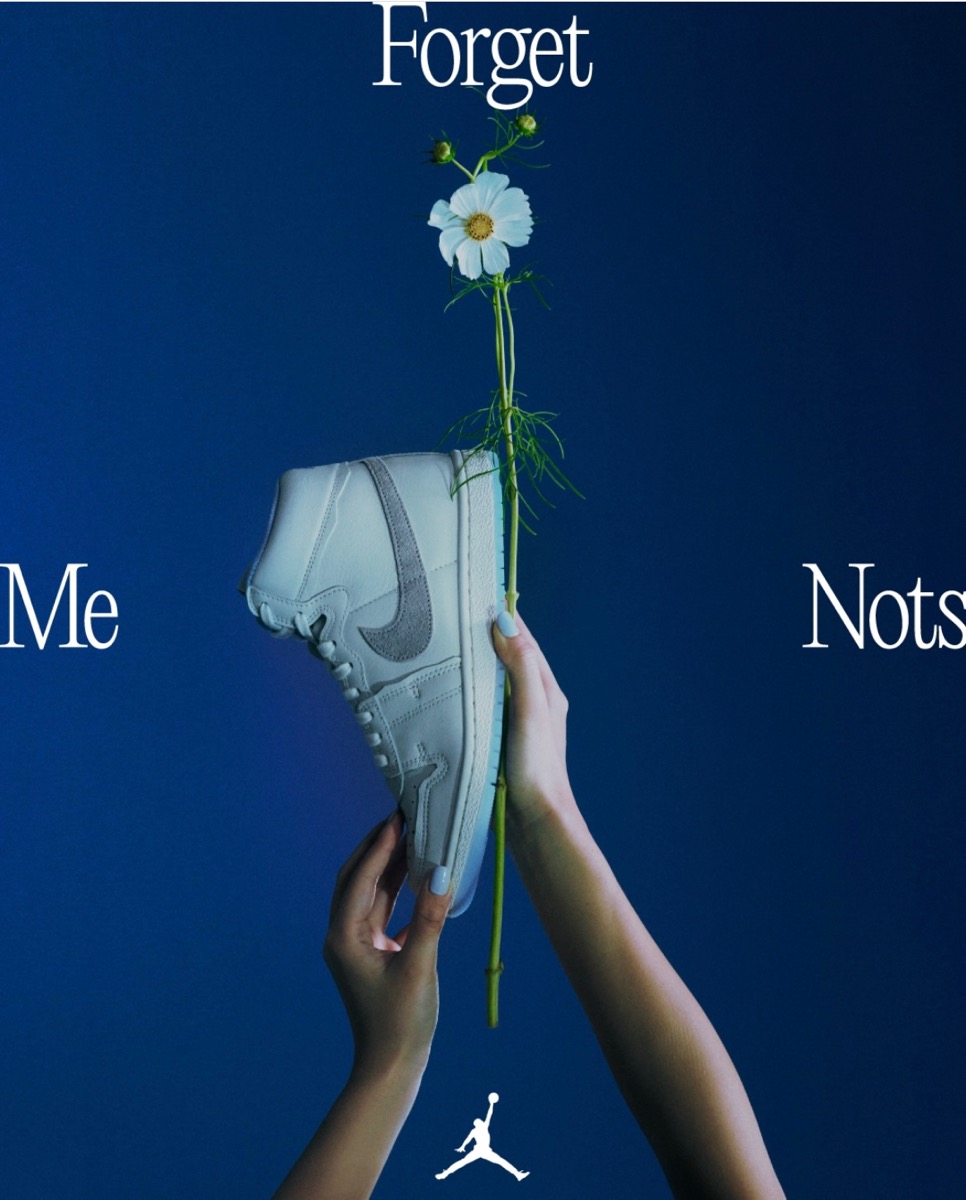 Forget-me-nots × Nike Wmns Jordan Air Ship PE SP “From Bud To 