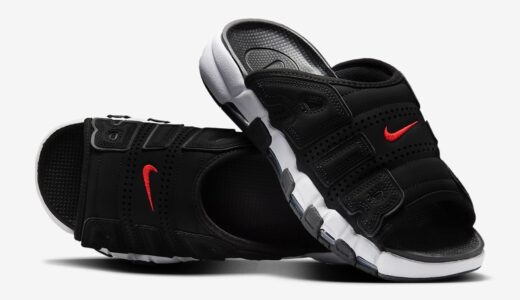 Nike Air More Uptempo Slide “Black Infrared”が国内2月5日より発売［FJ2707-001 / FJ2708-001］