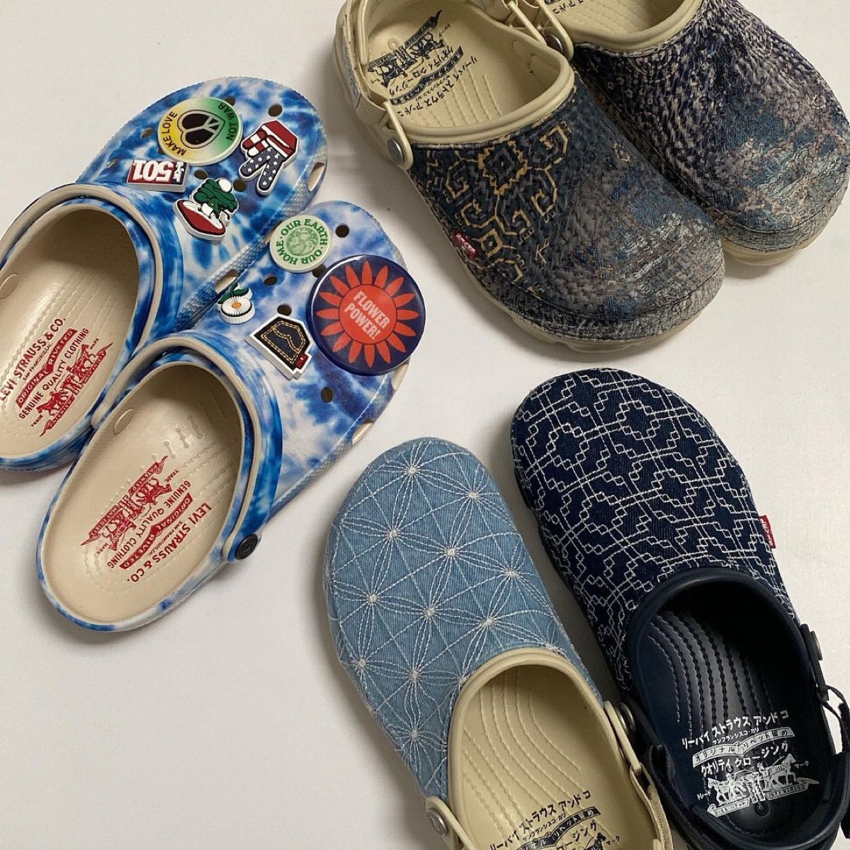 Levi's × Crocs 『All-Terrain Clog & Classic Crog』が国内9月19日／9