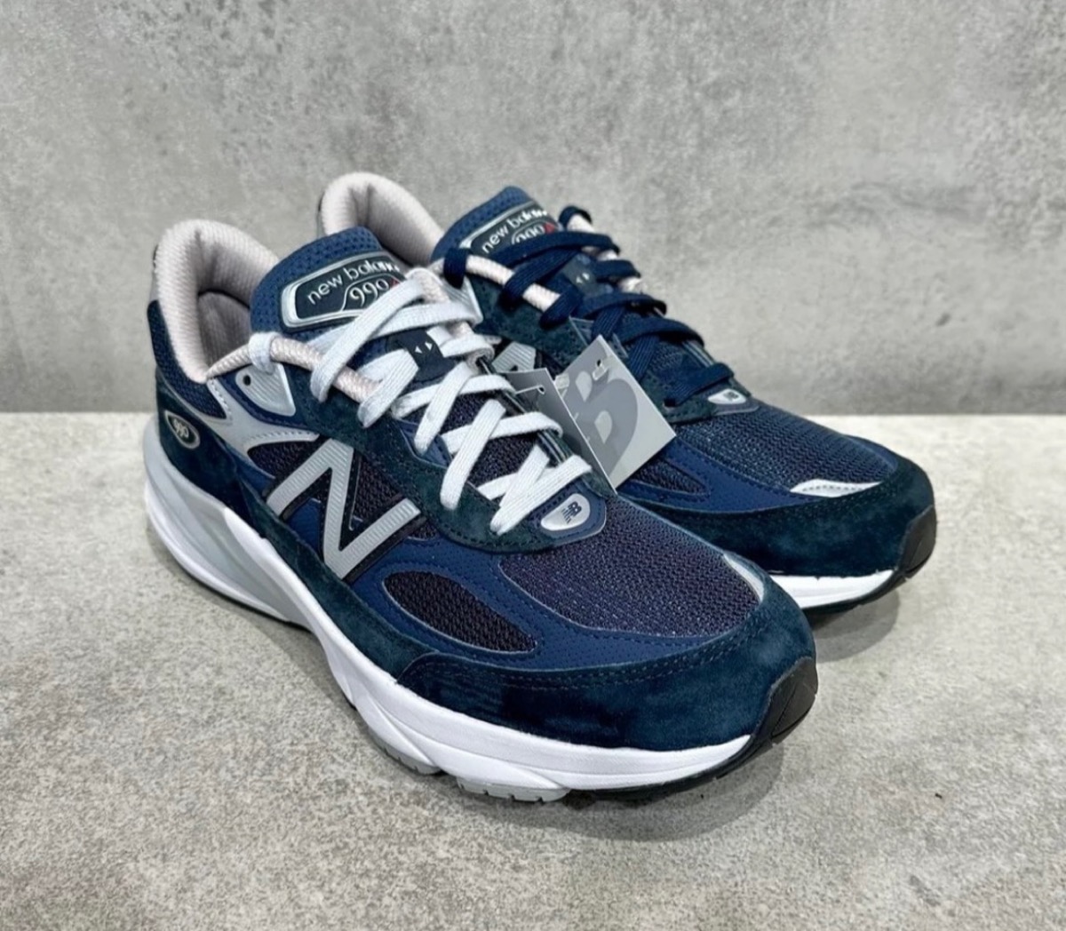 New Balance 990V6 Navy 25cm M990NV6 - メンズシューズ