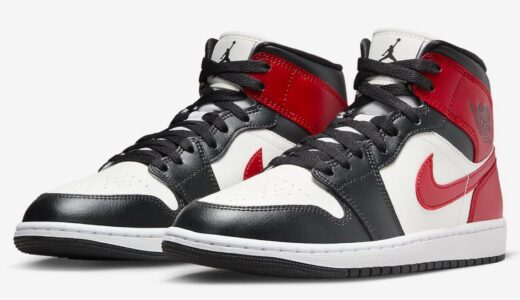 Nike Wmns Air Jordan 1 Mid “Black Toe Vibes”が国内3月13日より発売［BQ6472-160］