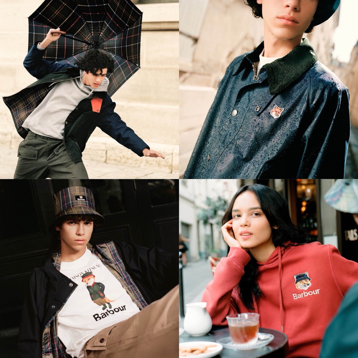 Maison Kitsuné × Barbour 初コラボコレクションが国内10月4日