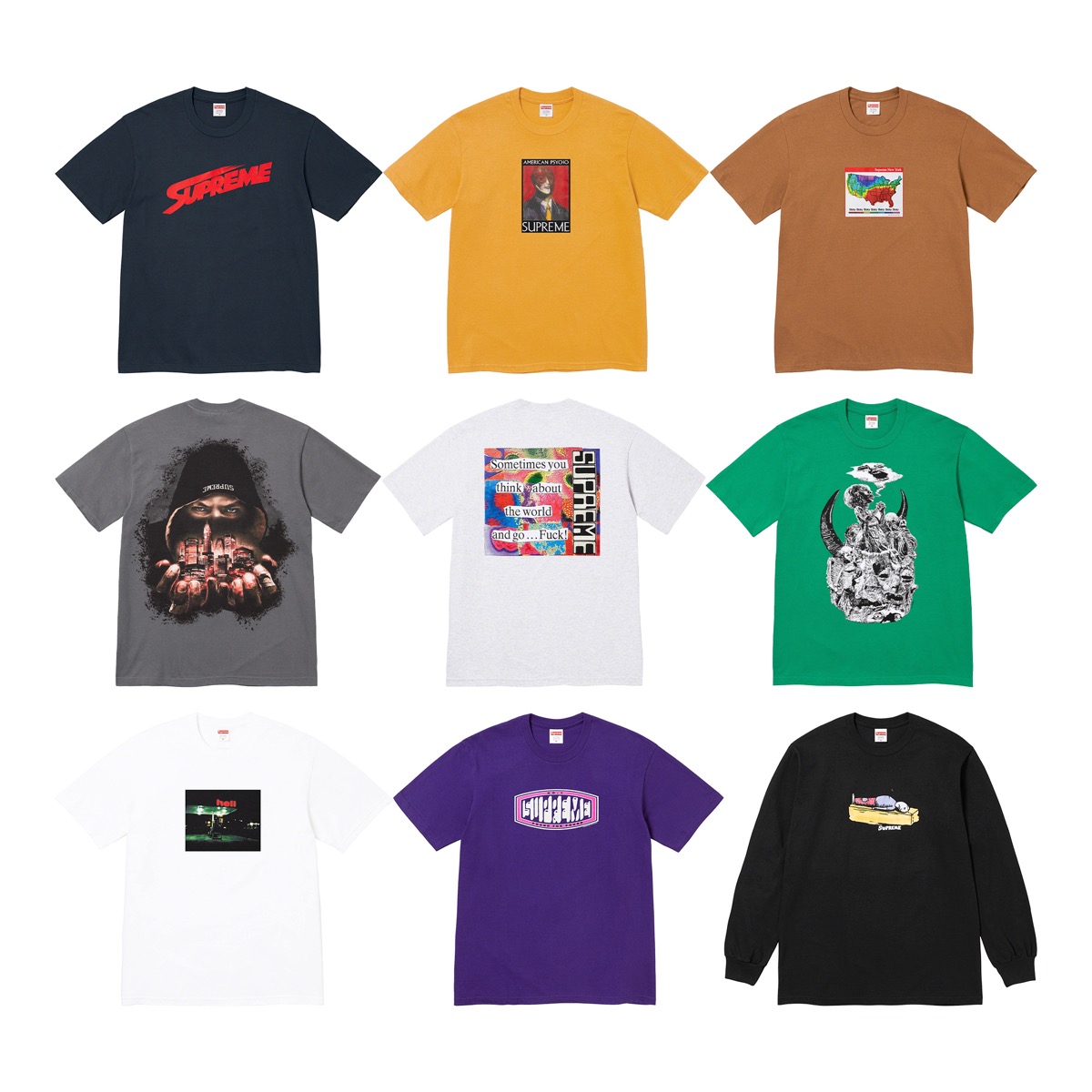 Supreme 2023FW Week7が国内10月7日に発売予定【全商品一覧 価格など