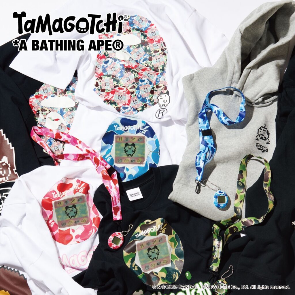 BAPE®︎ × たまごっち コラボコレクションが国内10月14日／10月 