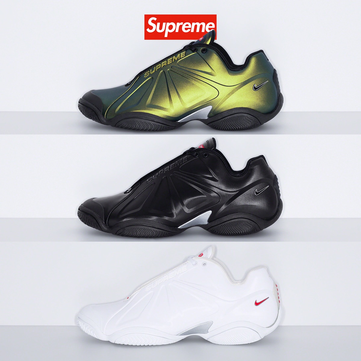 Supreme × Nike Air Zoom Courtpositeが23FW Week9 国内10月21日に発売