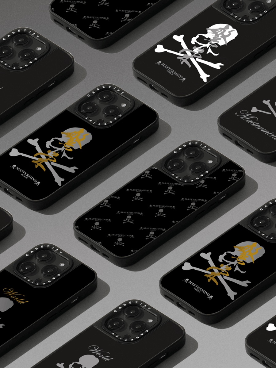 MASTERMIND WORLD × CASETiFY コラボ第2弾が国内10月24日より発売開始