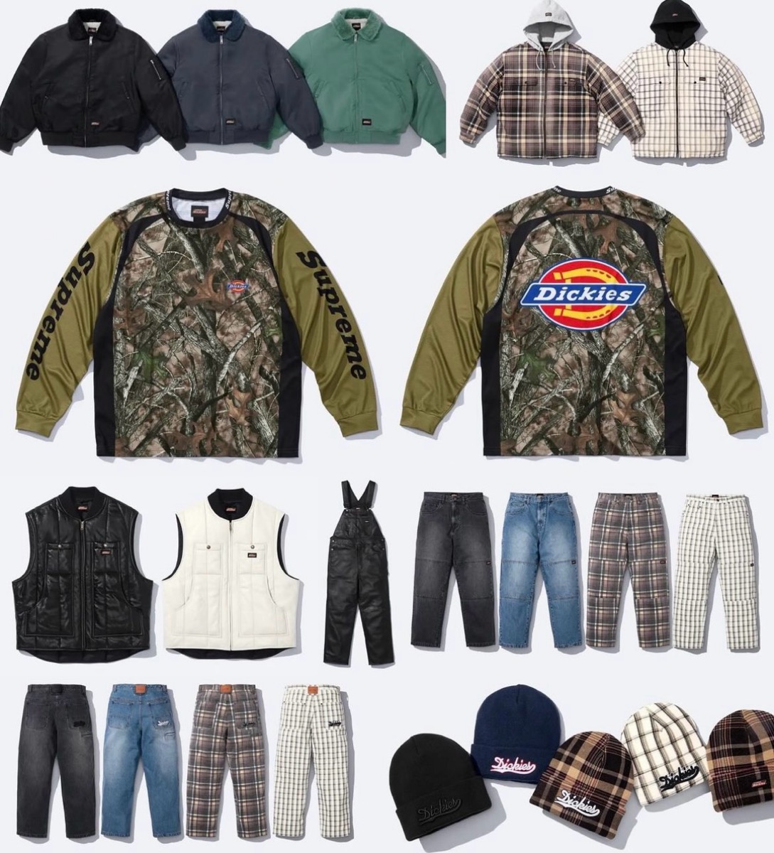 Supreme × Nike / Dickies 2023FW Week9が国内10月21日に発売予定【全 