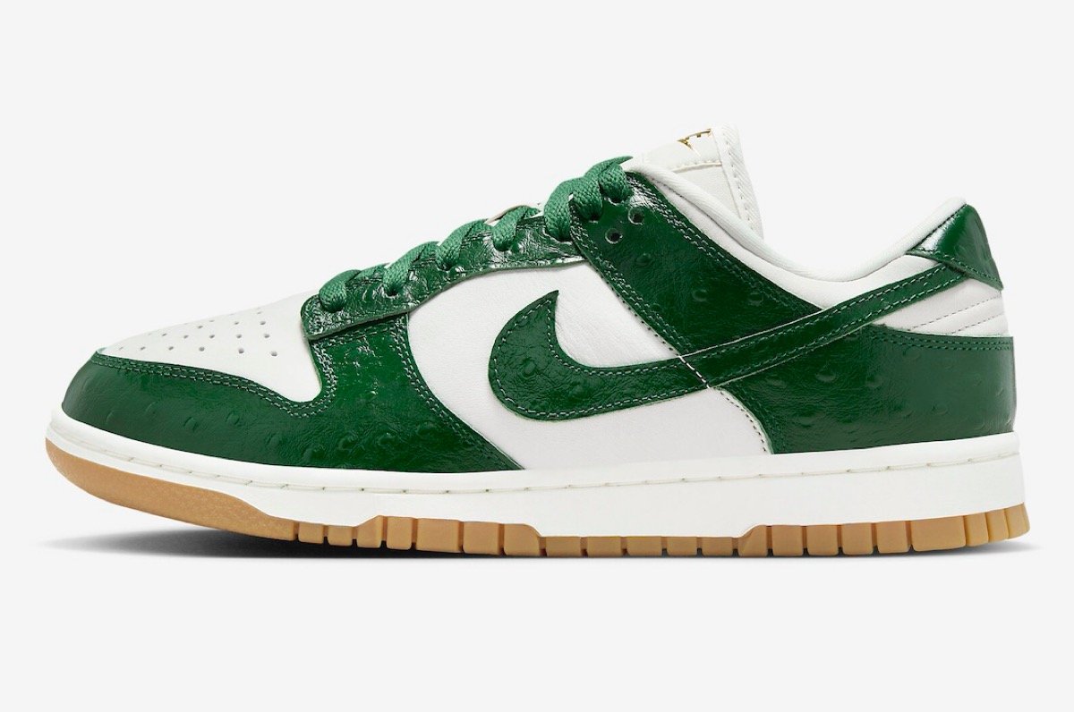 Nike Wmns Dunk Low LX “Gorge Green Ostrich”が国内発売開始［FJ2260 