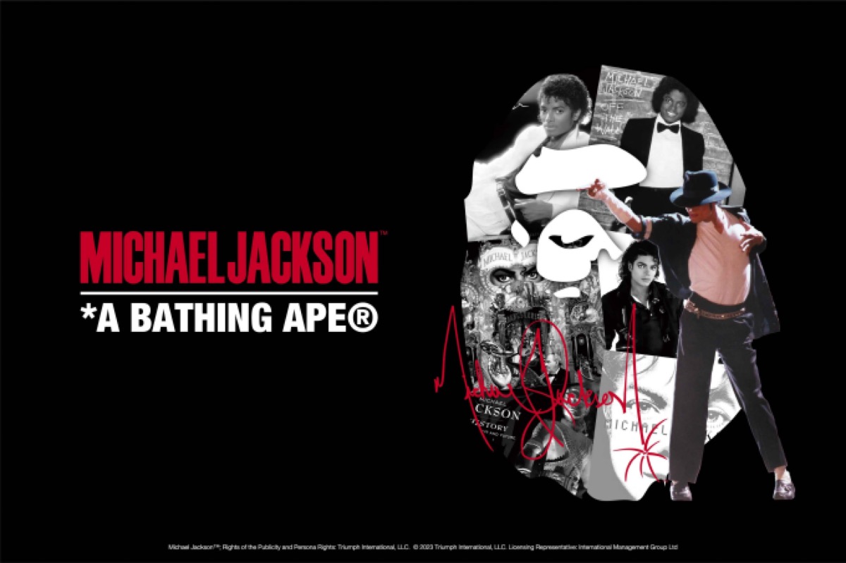 BAPE®︎ × Michael Jackson コラボコレクションが国内10月28日より発売