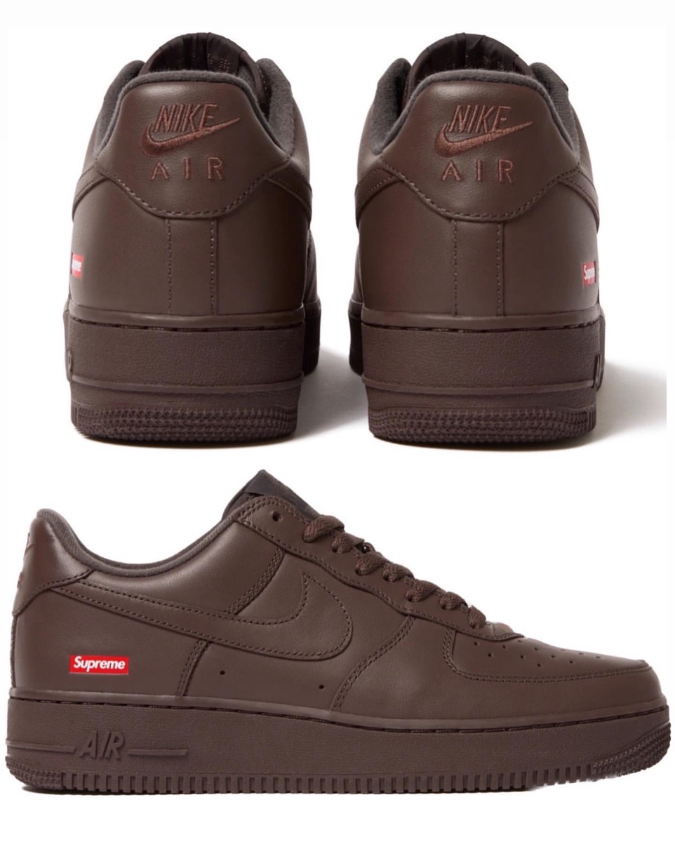 Supreme × Nike Air Force 1 Low “Baroque Brown”が国内1月7日に再販 ...