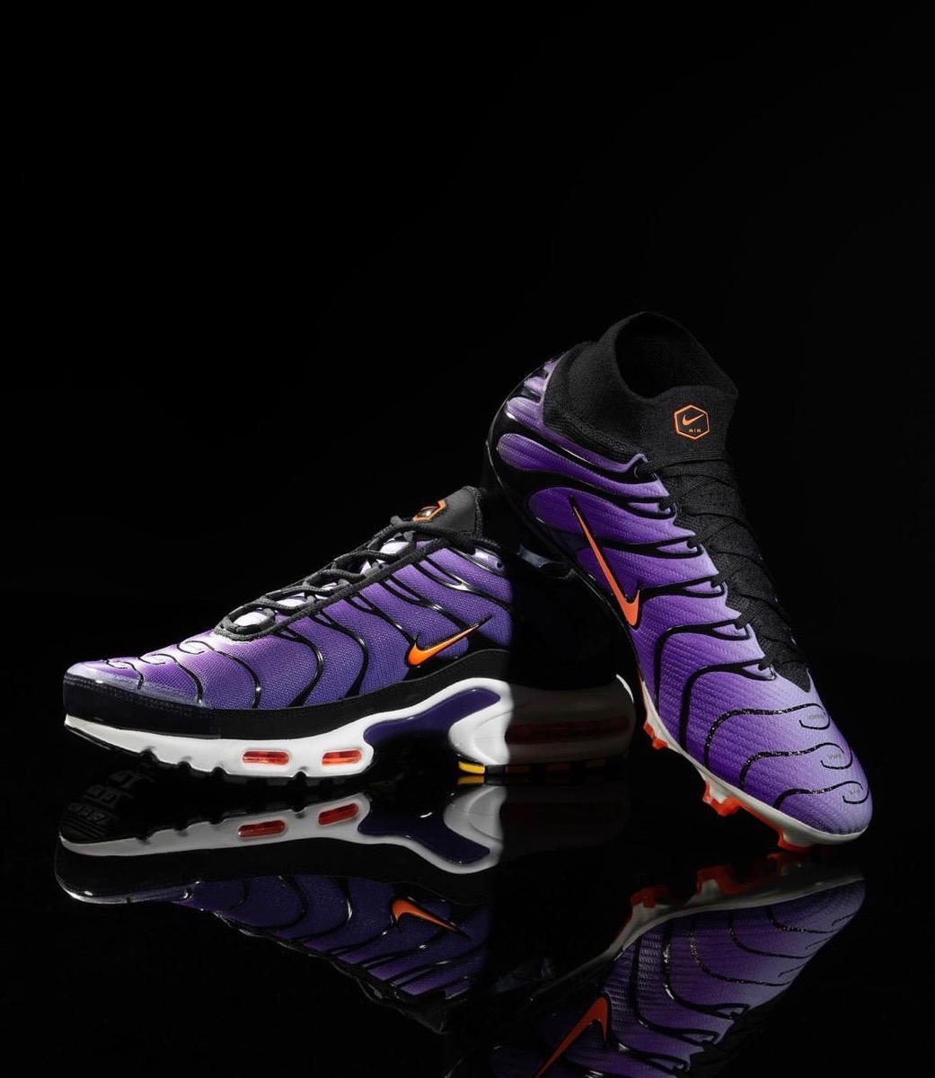 Nike air max on sale plus blue and purple