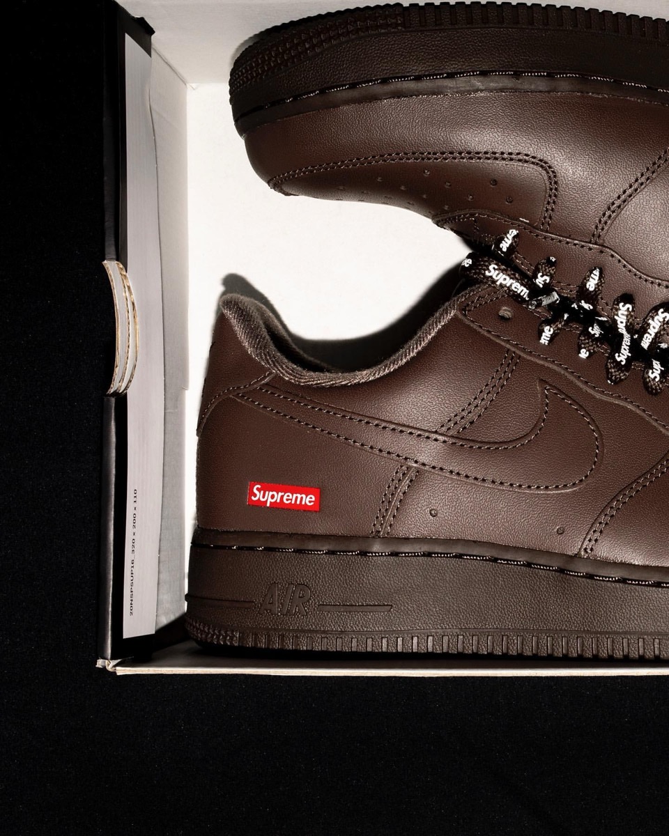 Supreme × Nike Air Force 1 Low “Baroque Brown”が国内1月7日に再販