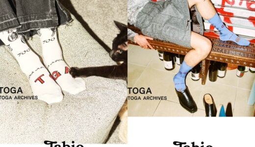 TOGA × タビオ コラボソックス第4弾が国内11月17日より発売開始