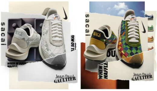 sacai × Nike × Jean-Paul Gaultier『Vaporwaffle Woven』が11月21日／11月22日に発売 ［DR5209-100 / DR5209-300］