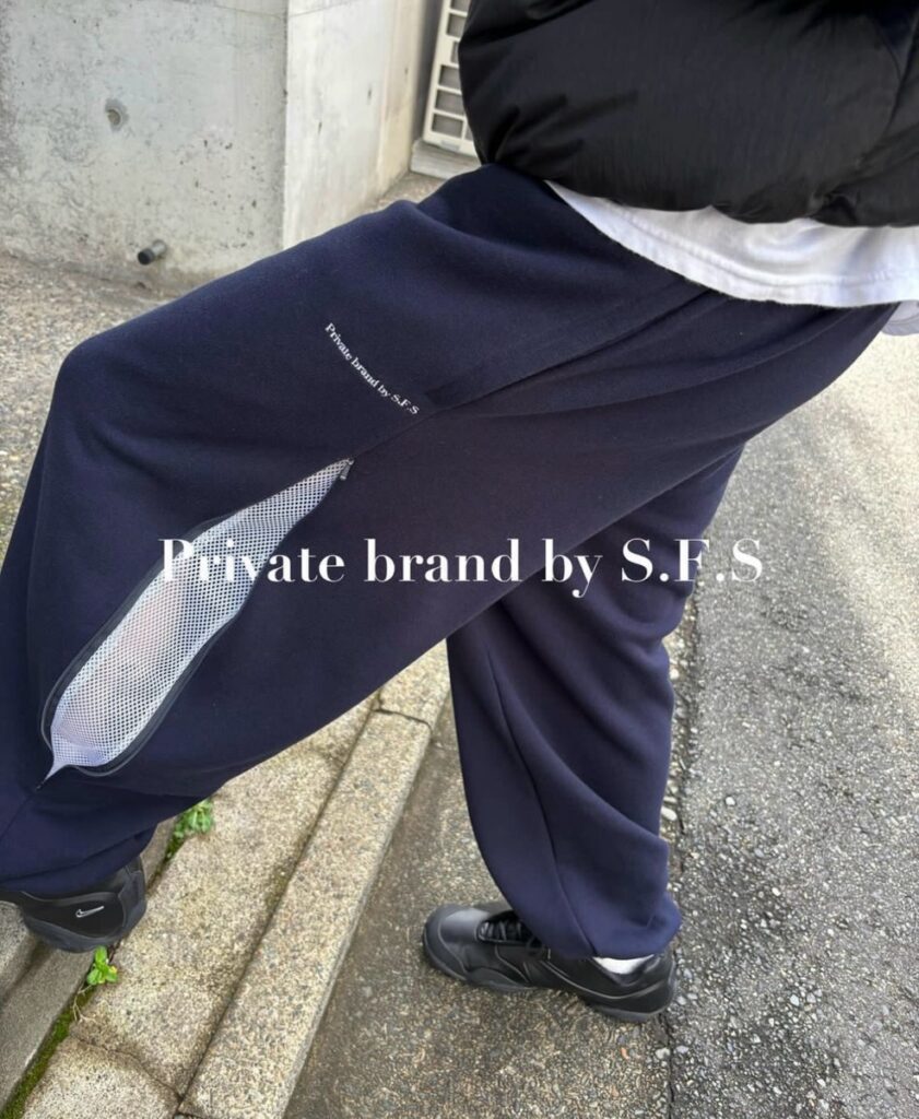 24,500円private brand by s.f.s wake別注 beams ネイビー