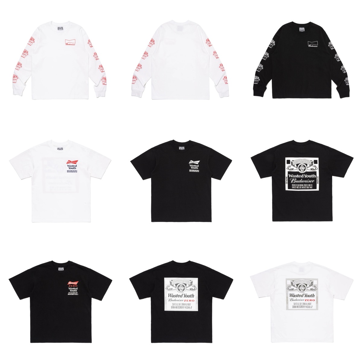 Wasted Youth × Budweiser の新作アパレルが国内12月16日より発売 | UP 