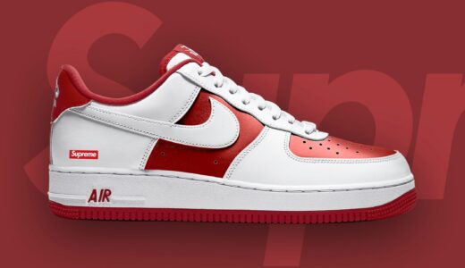 Supreme × Nike Air Force 1 Low “White/Speed Red”が2024SSに発売予定［CU9225-101］