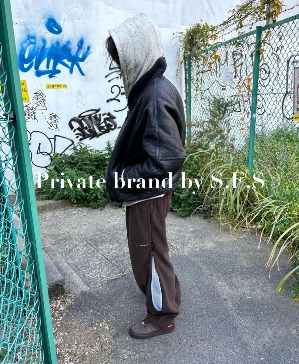 Private brand by S.F.S 『POLARTEC® 200Series Logo Fleece Pants』が