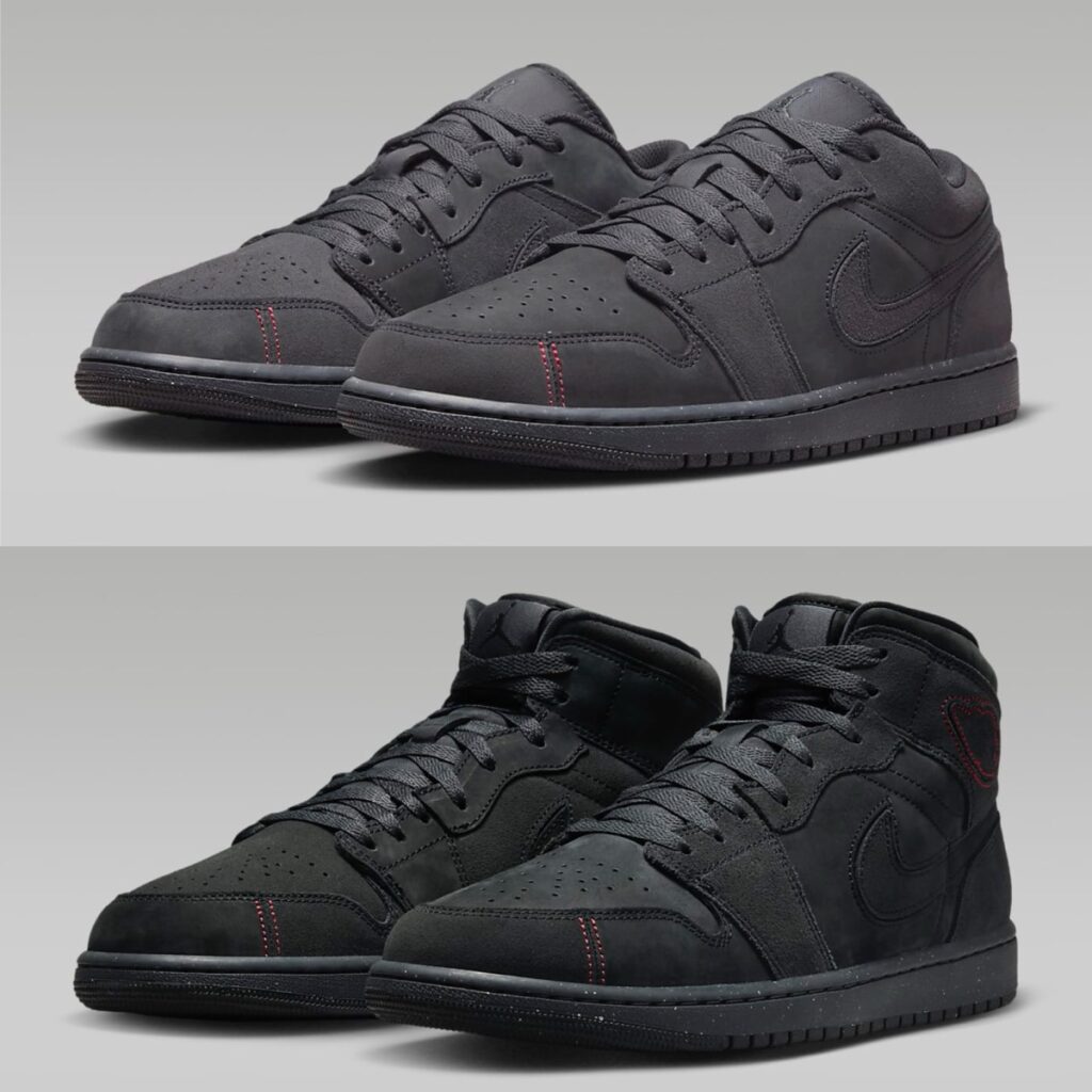 Nike Air Jordan 1 Low & Mid SE Craft “Dark Smoke Grey”が国内1月10 ...