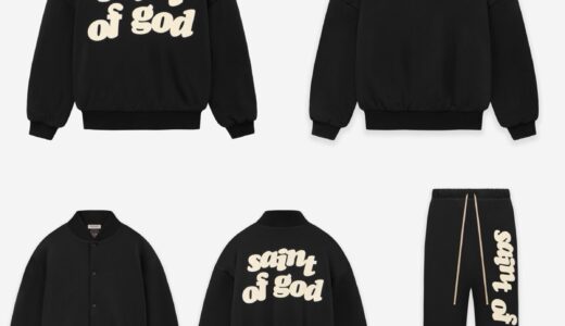 ©SAINT M×××××× × FEAR OF GOD コラボアイテムが12月25日に発売