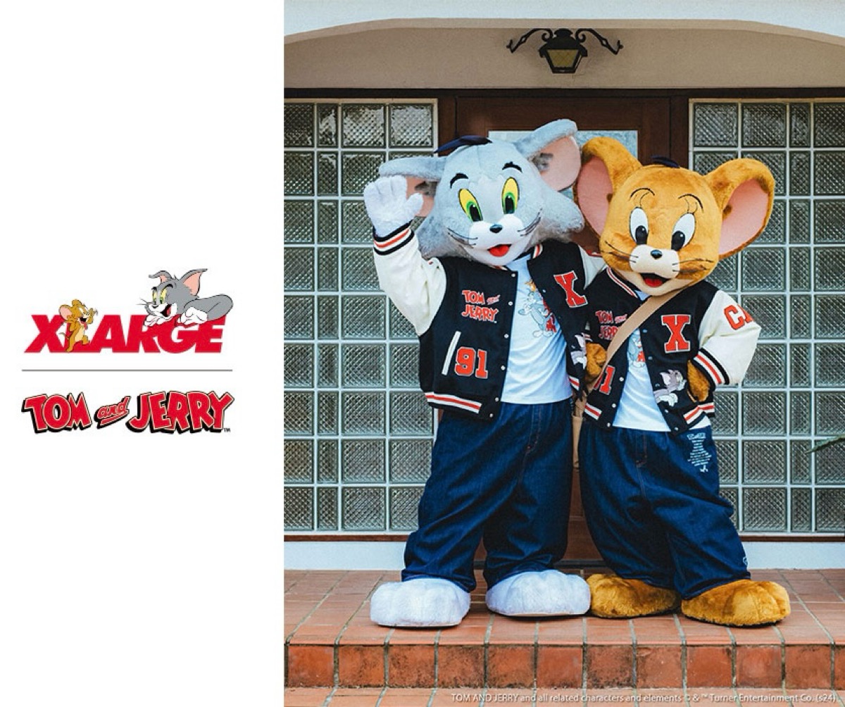 XLARGE®︎ × Tom and Jerry コラボコレクションが国内1月20日より発売 ...