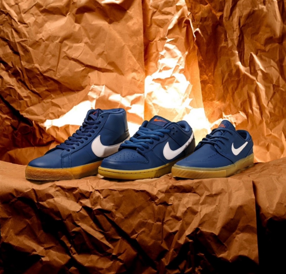 Nike SB Dunk Low Pro ISO “Navy Gum”が国内2月6日より発売［FJ1674