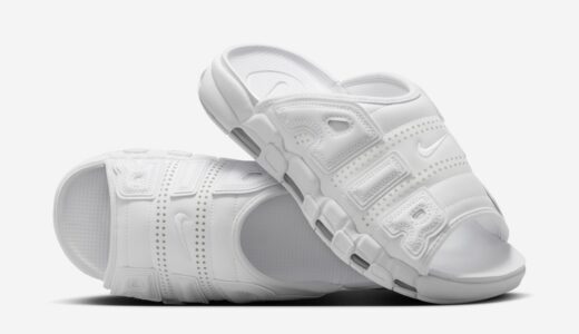 Nike Air More Uptempo Slide “Triple White”が発売予定 ［FD9883-101］