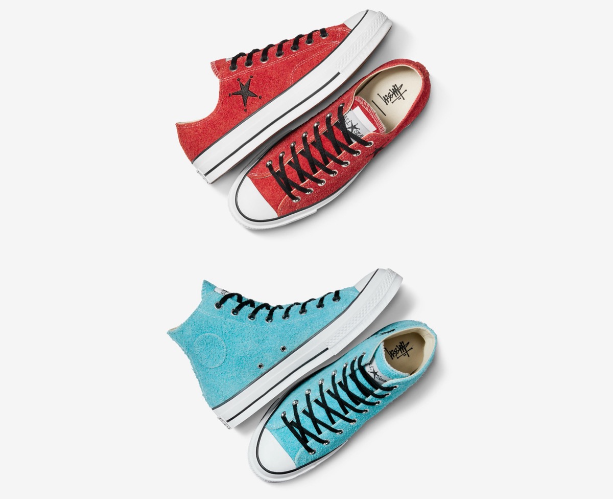 Stüssy × Converse Chuck 70 “Poppy Red” & “Sky Blue”が海外3月8日より発売［A07663C /  A07664C］ | UP TO DATE