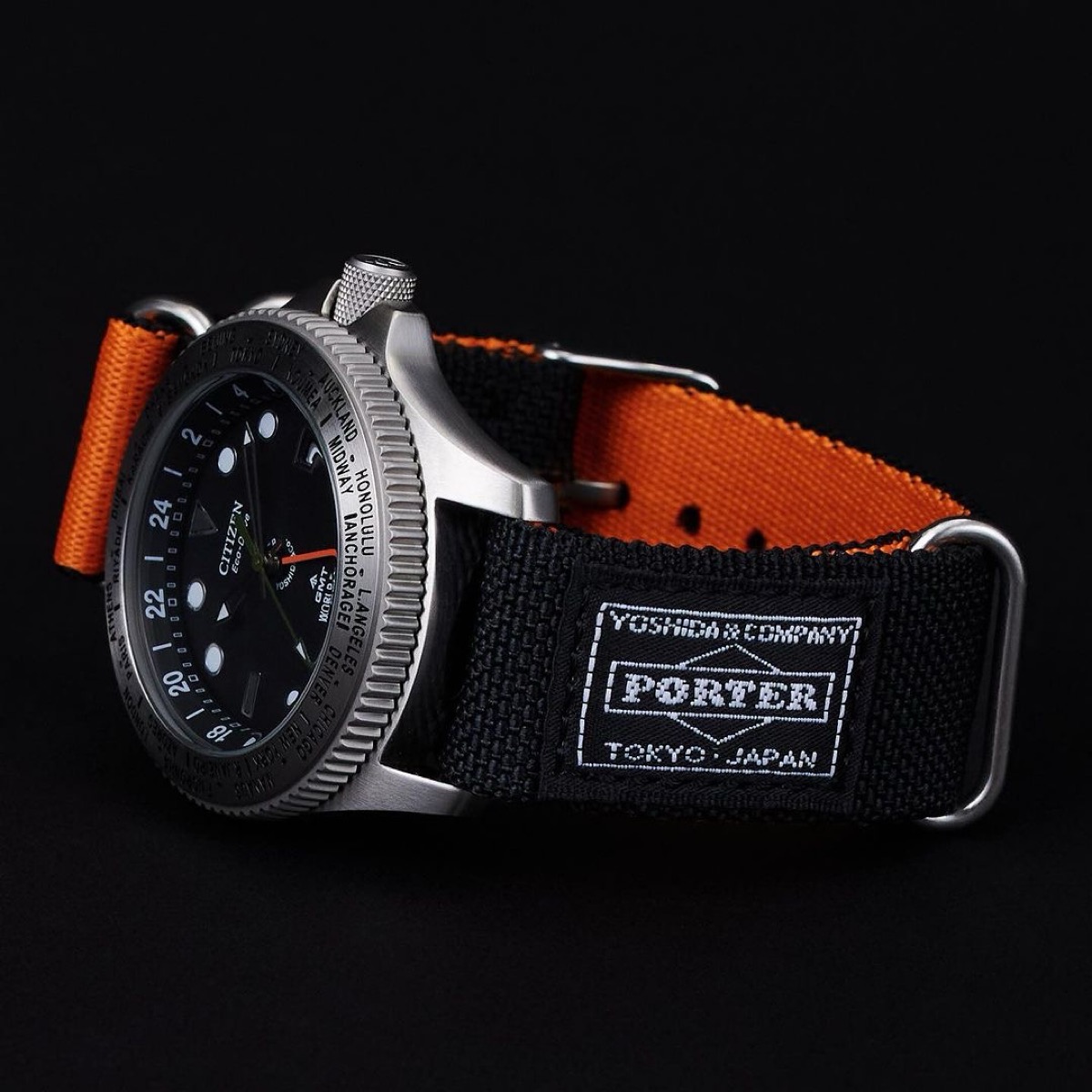 PORTER×CITIZEN】GMTワールドタイム コラボウォッチ - makafa.com