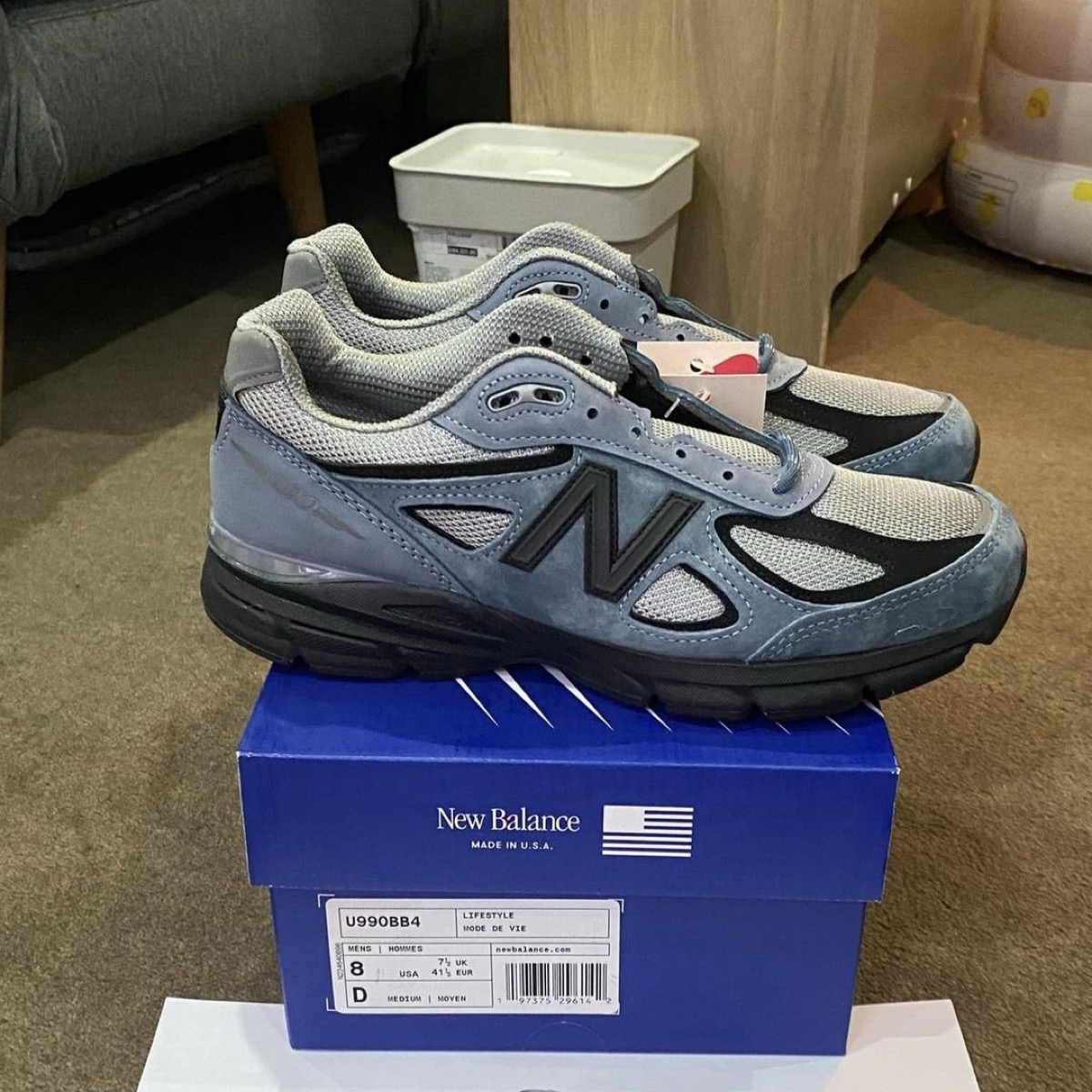 New Balance 990 v4 Arctic Grey 27 【SALE／97%OFF】 - 靴