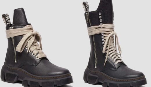 Dr.Martens × Rick Owens 2024年春夏コラボブーツ第2弾が国内3月7日／3月8日より発売