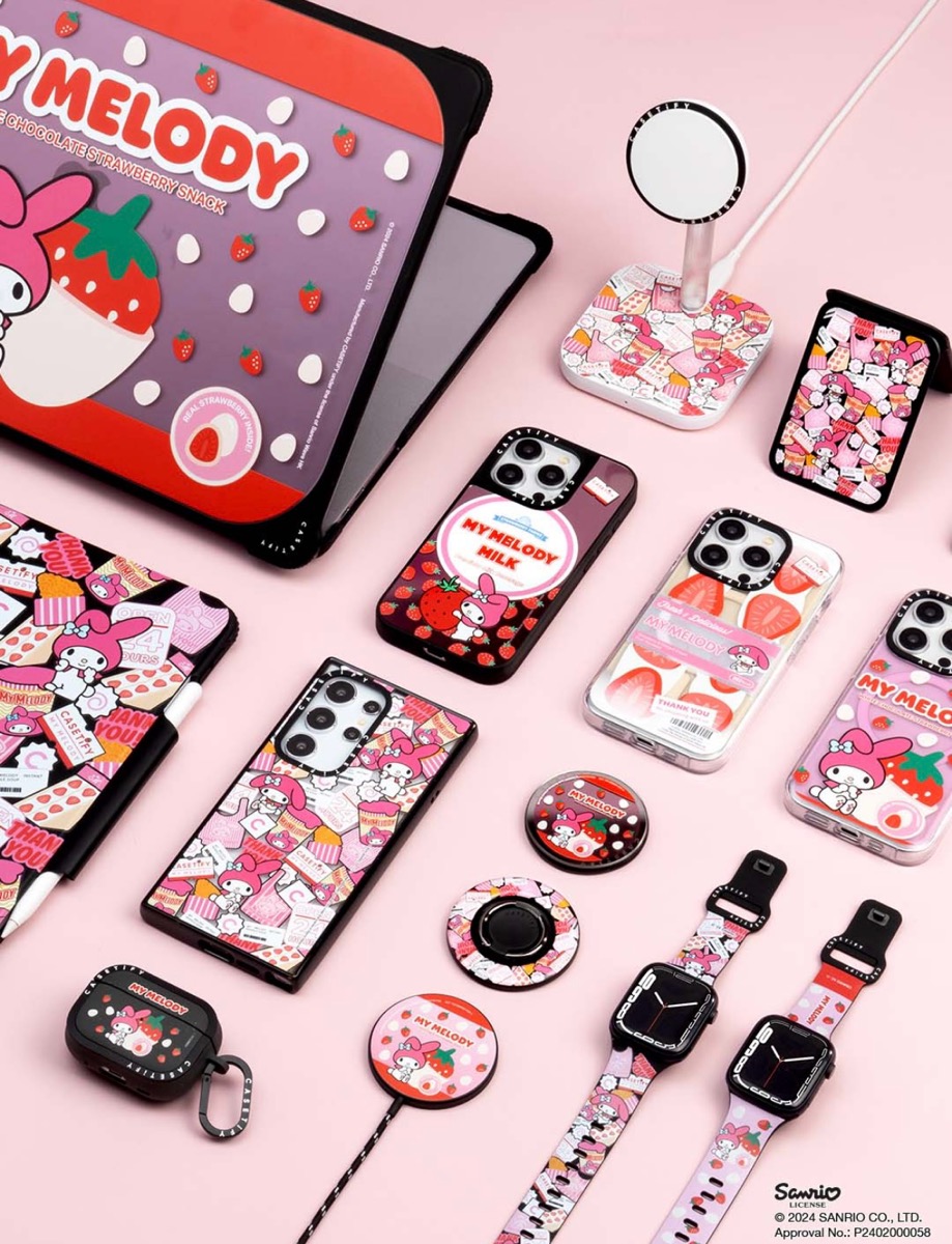 SANRIO x CASETiFY “マイメロディ” コレクションが国内3月8日より発売 