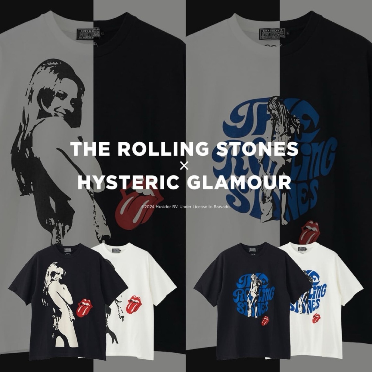 最も信頼できる HYSTERIC GLAMOUR×Rolling Stones コラボTシャツ ...