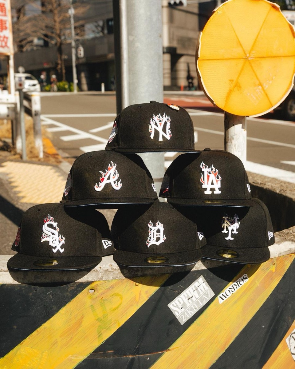 THE CAP × New Era® 別注 “BLAZE OUT” 59FIFTYが国内4月6日に発売 | UP