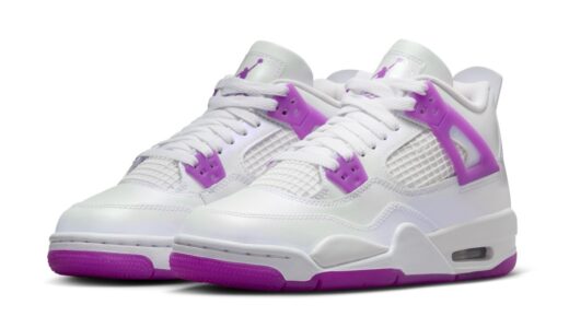 Nike Air Jordan 4 Retro GS “White/Hyper Violet”が国内4月26日より発売 ［FQ1314-151］