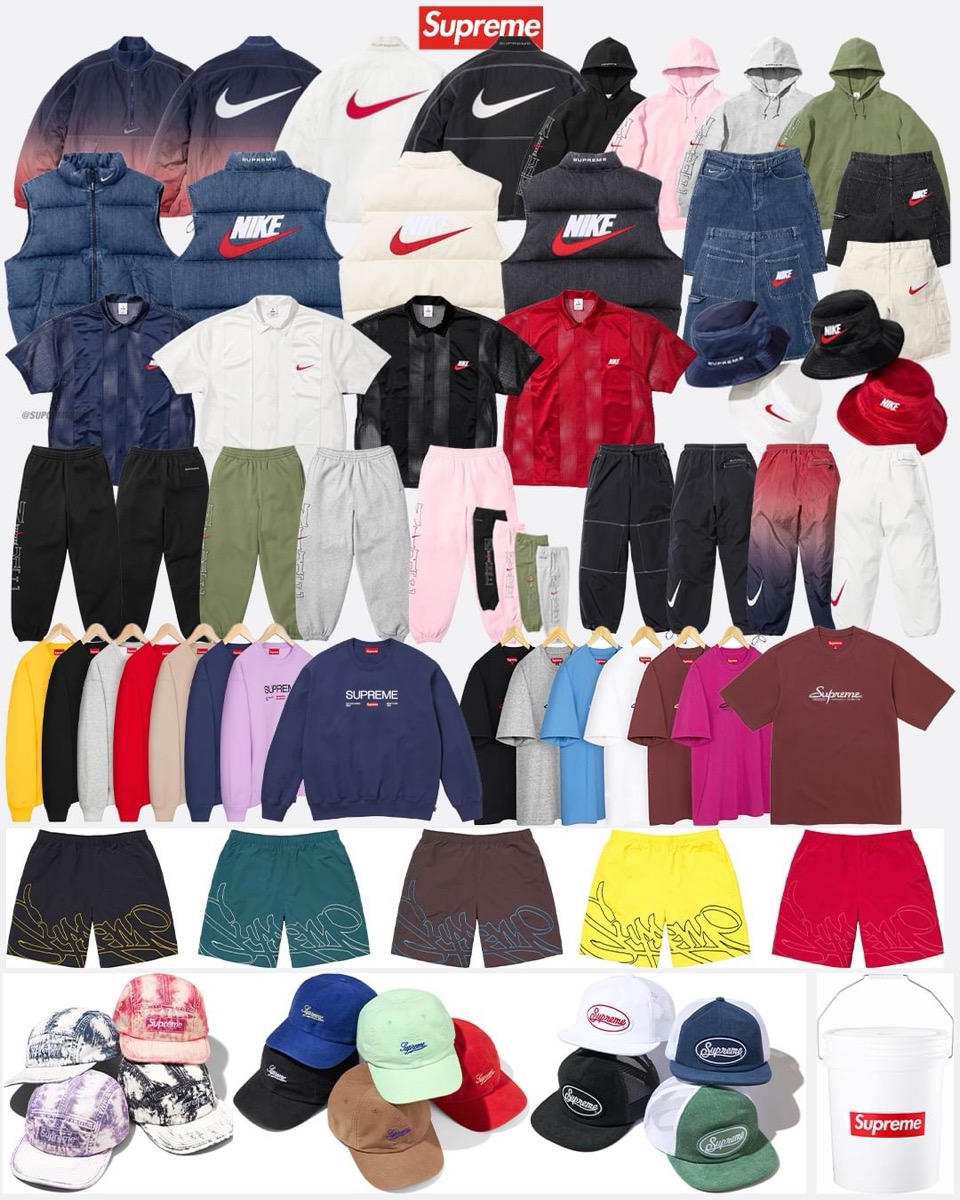 nike supreme コレクション スウェットaw