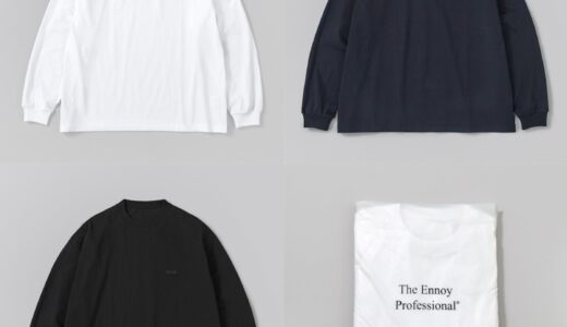 ENNOY 2Pack L/S T-Shirtsが国内4月20日に発売