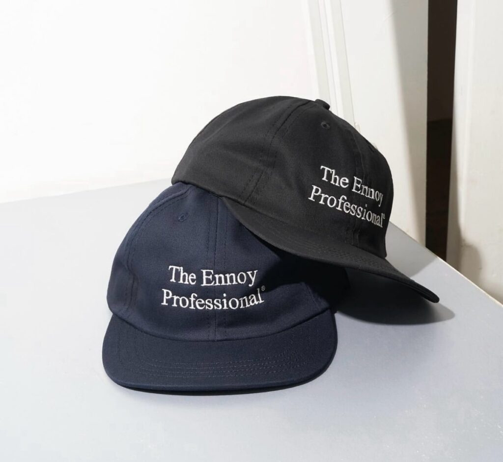 0428発売品ENNOY エンノイ COTTON CAP BLACK キャップ