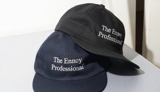 ENNOYの新作コットンキャップが国内4月29日に発売