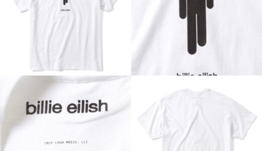 即完した Billie Eilish × dojoe コラボTシャツのホワイトver.が国内5月17日より限定受注販売