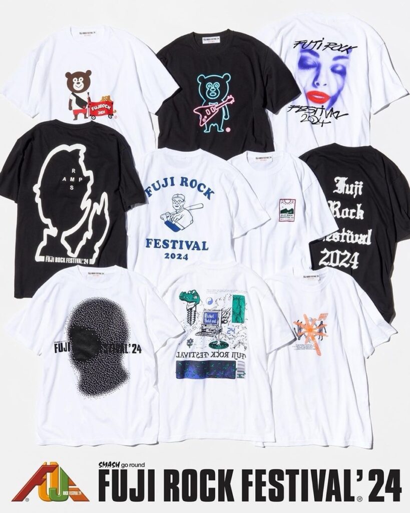 FUJI ROCK FESTIVAL'24 × BEAMS オフィシャルTシャツのWEB先行予約が開始 | UP TO DATE