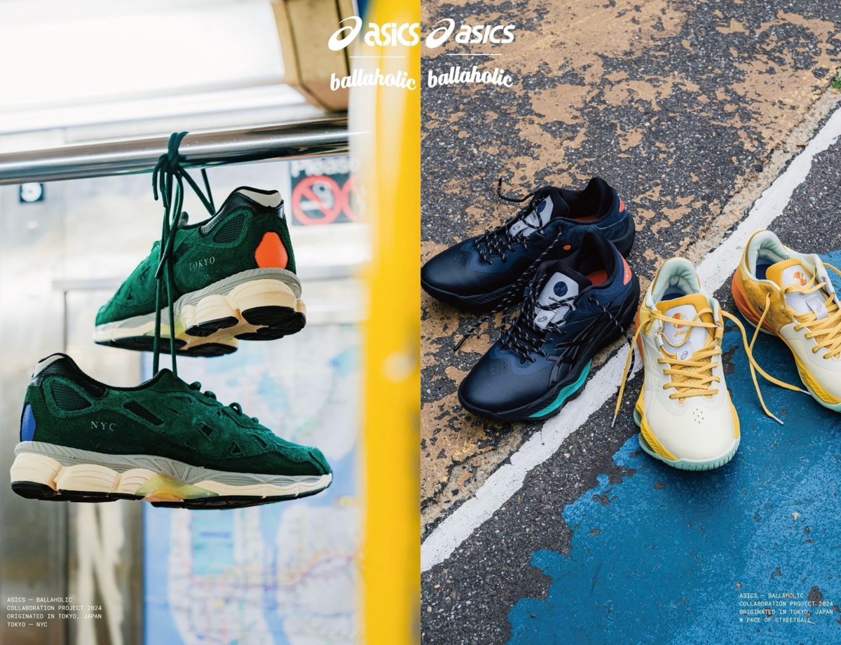 ASICS × ballaholic GEL-NYC & NOVA SURGE LOWが国内6月22日／6月23日より発売 | UP TO DATE