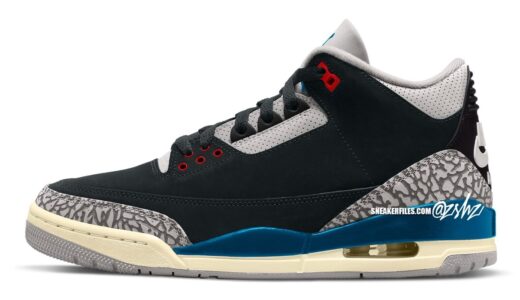 Nike Air Jordan 3 Retro OG “Black/Military Blue”が2025年夏に発売予定 ［IB8967-004］