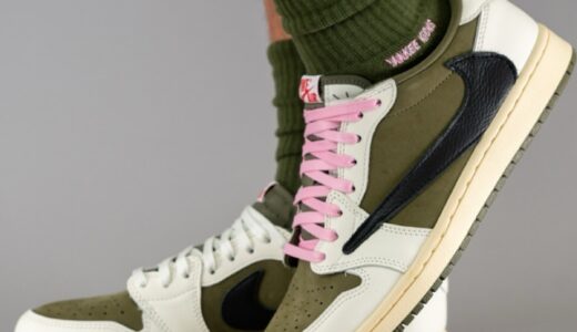 Travis Scott × Nike Air Jordan 1 Low OG SP “Reverse Olive”が国内9月28日に発売［DM7866-200］