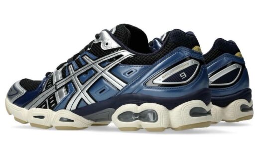 ASICS Gel-Nimbus 9 “Black Pure Silver Blue”が国内8月1日より発売 ［1201A424.006］