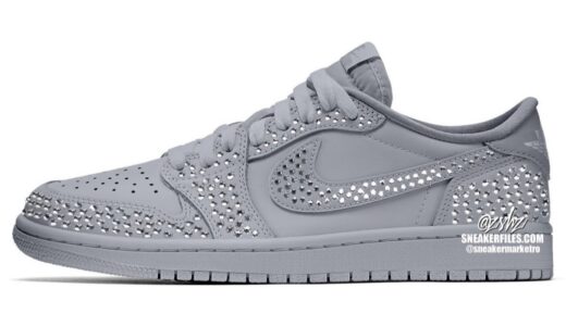 Swarovski × Nike Air Jordan 1 Low OG “Stealth”が2025年5月15日に発売予定 ［HM9208-001］