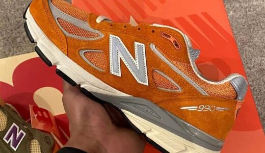 New Balance〈990v4 “Orange”〉が発売予定