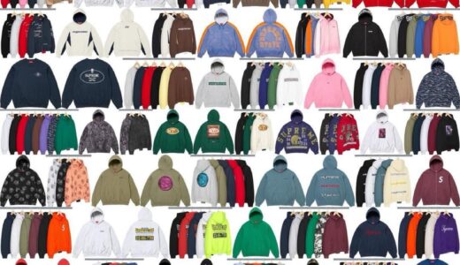 Supreme 2024FWに登場するスウェットシャツ（Sweatshirts）