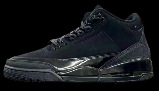 Nike Air Jordan 3 Retro “Black Cat”が2025年1月11日に復刻発売予定［CT8532-001］