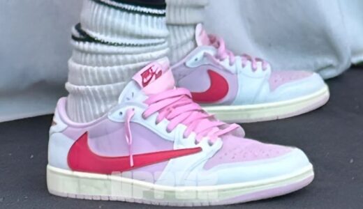 Travis Scott x Nike Air Jordan 1 Low OG SP F&F “Shy Pink”が公開［DM7866-106］
